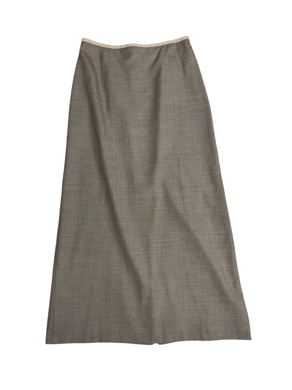 Vintage 90s J. Crew Long Wool Skirt RARE Tailored Lined Quiet Luxury Old Money - Picture 2 of 13